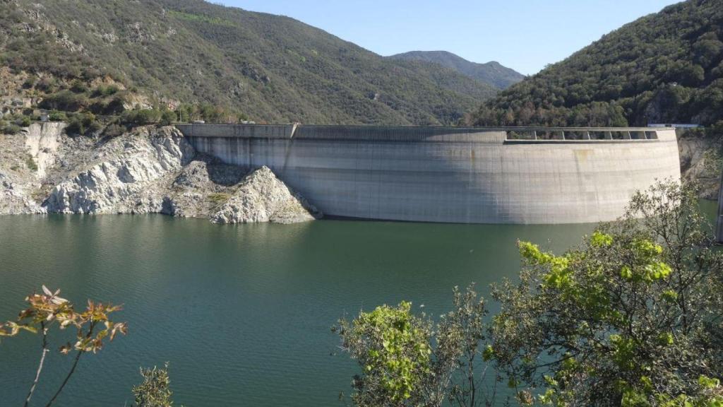 Uno de los embalses de las cuencas internas de Cataluña