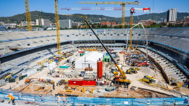 Vista interior del nuevo Camp Nou