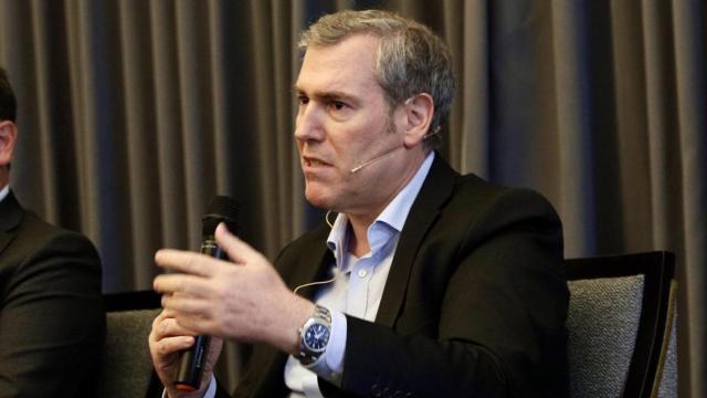 Emili Rousaud durante el primer evento oficial de Culemanía, 'El futuro del Barça, en juego'