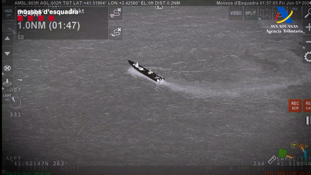 'Narcollanxa' detectada pels Mossos d'Esquadra i Vigilància Aduanera