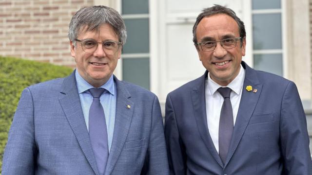 Carles Puigdemont  y Josep Rull