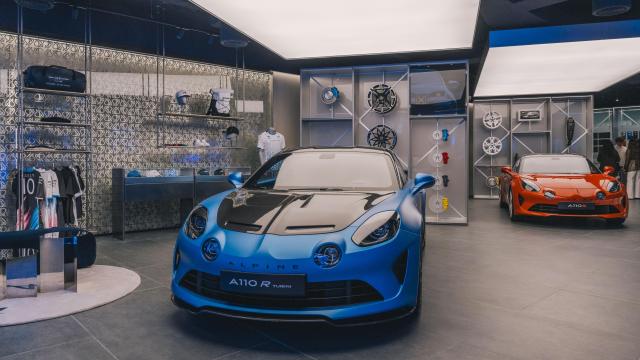 Interior del primer 'atelier' de Alpine, en Barcelona