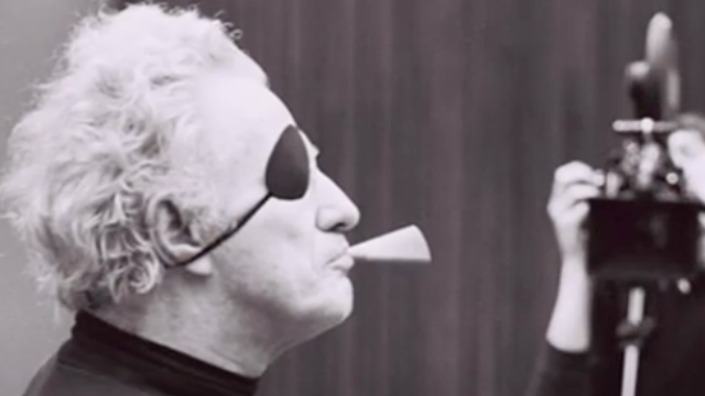 Nicholas Ray, en una filmación