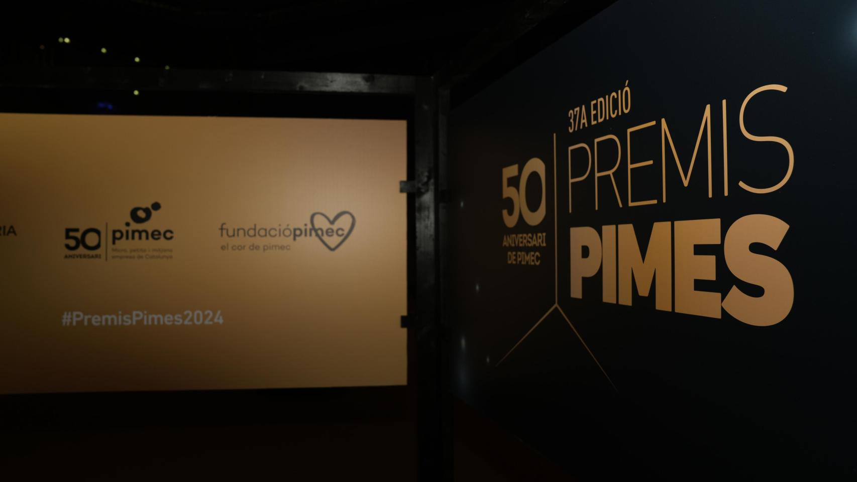 Instalaciones de la gala de Premis Pimes