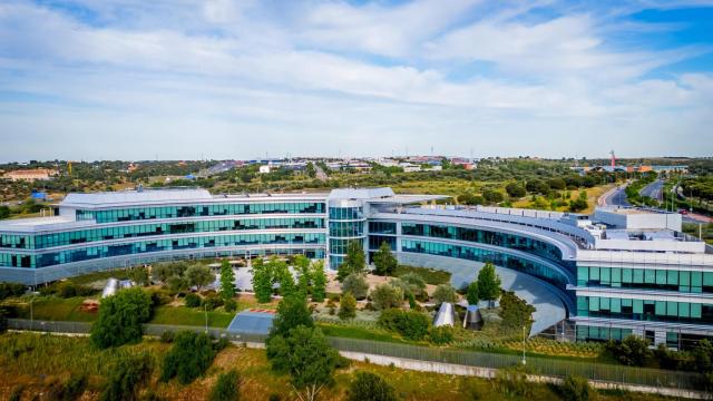 Vista de la Ciudad Financiera del Banco Santander