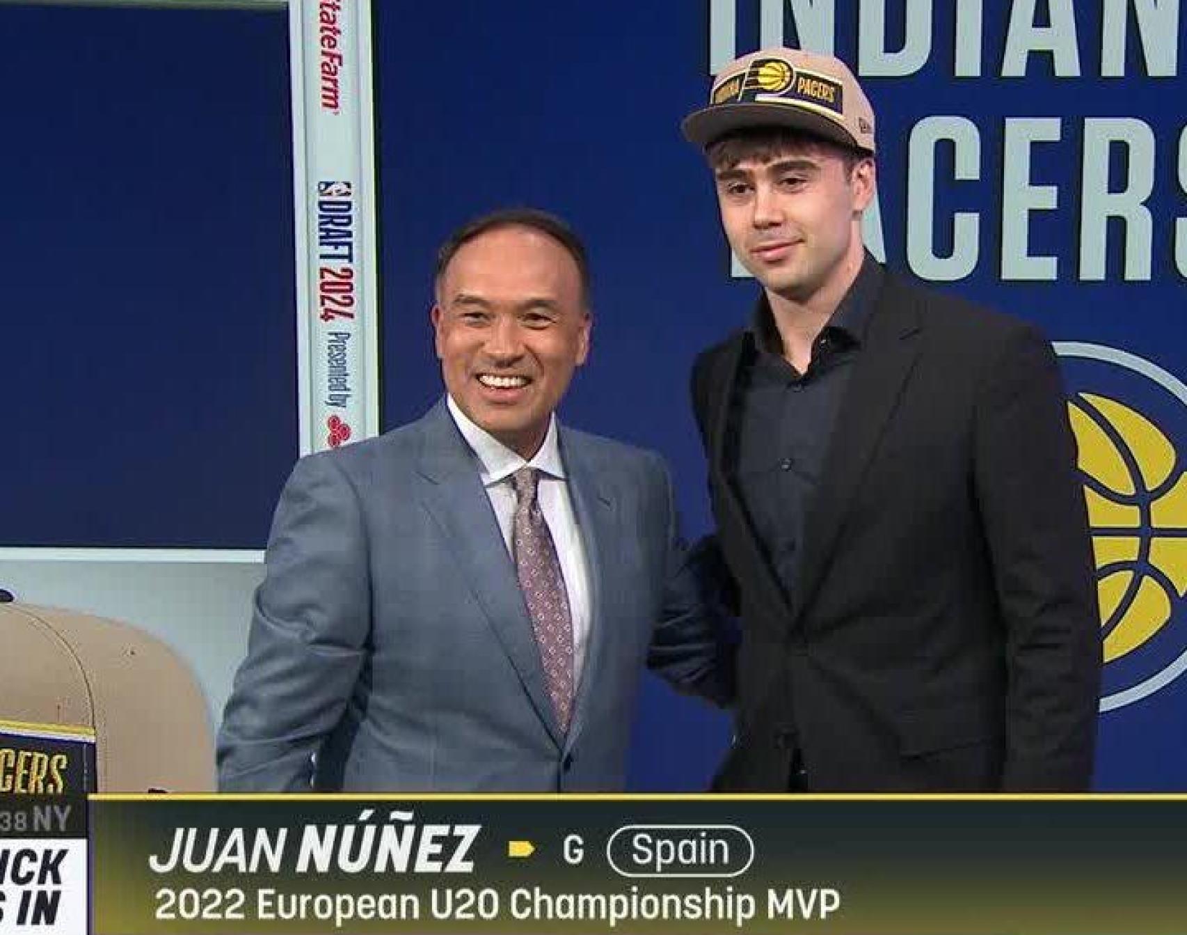 Los Indiana Pacers escogen a Juan Núñez