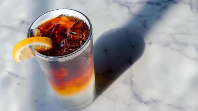 Un vaso de vermut