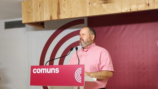 Joan Mena, portavoz de Comuns