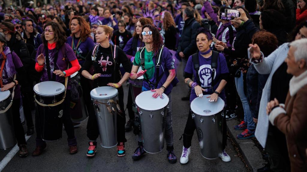 Una pequeña batucada