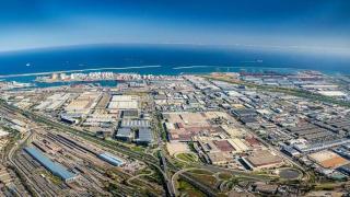 Vista general del polígono de la Zona Franca