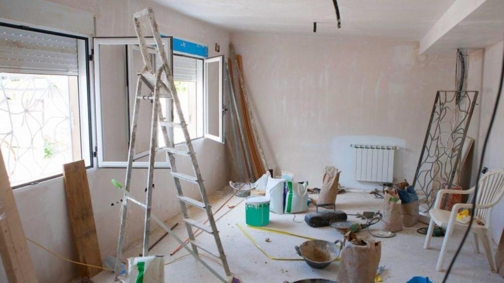 Reforma en el interior de una vivienda