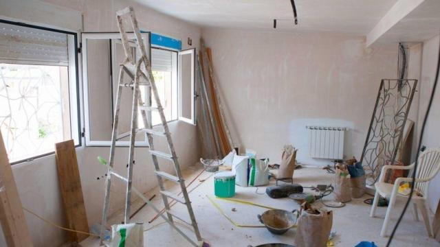 Reforma en el interior de una vivienda
