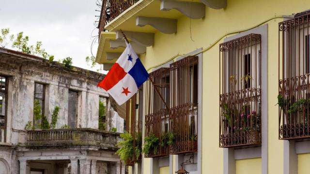 Turistas en el Casco Antiguo de Ciudad de Panamá