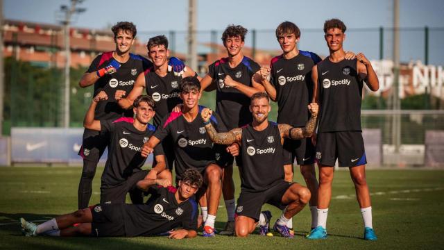 Los cracks de la cantera del Barça entrenan con el primer equipo