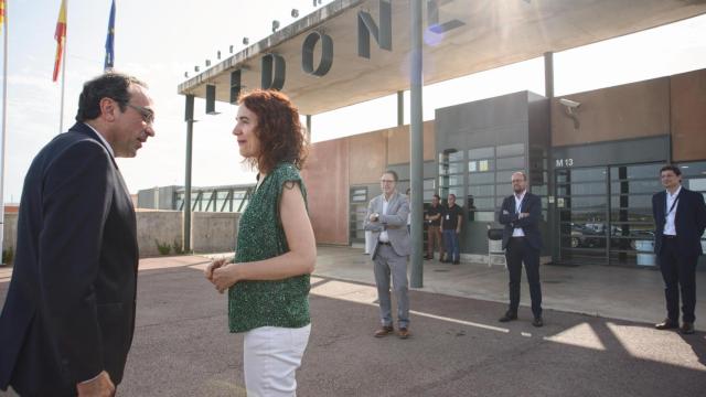 El presidente del Parlament, Josep Rull, y la consellera de Justicia en funciones, Gemma Ubasart, el 19 de julio de 2024