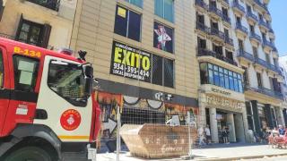 Obra en el futuro FNAC de Las Ramblas, la antigua Sastrería Modelo