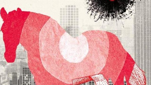 Detalle de la portada del libro de John Franklin Bardin, 'El percherón mortal'