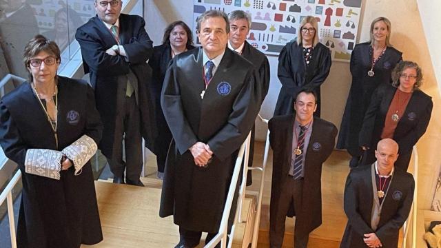 La junta del Colegio de Abogados de Sabadell, con la decana Eulàlia Barros al frente