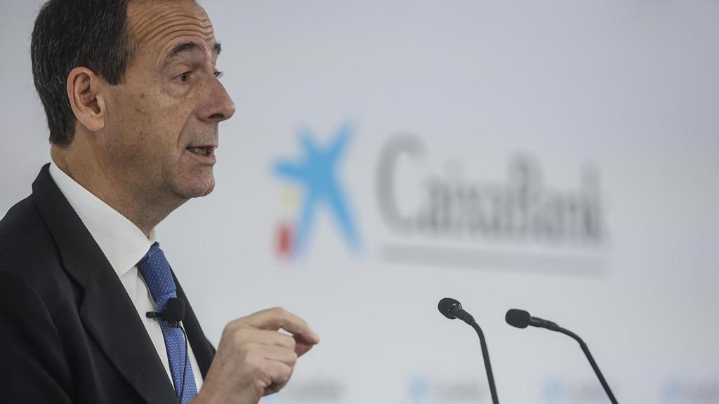 Imagen del consejero delegado de Caixabank, Gonzalo Gortázar