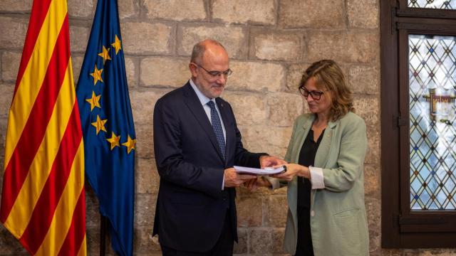 Jaume Duch (PSC), actual 'conseller' de Acción Exterior y UE, tomando el relevo de su antecesora en el cargo, Meritxell Serret (ERC) el pasado septiembre