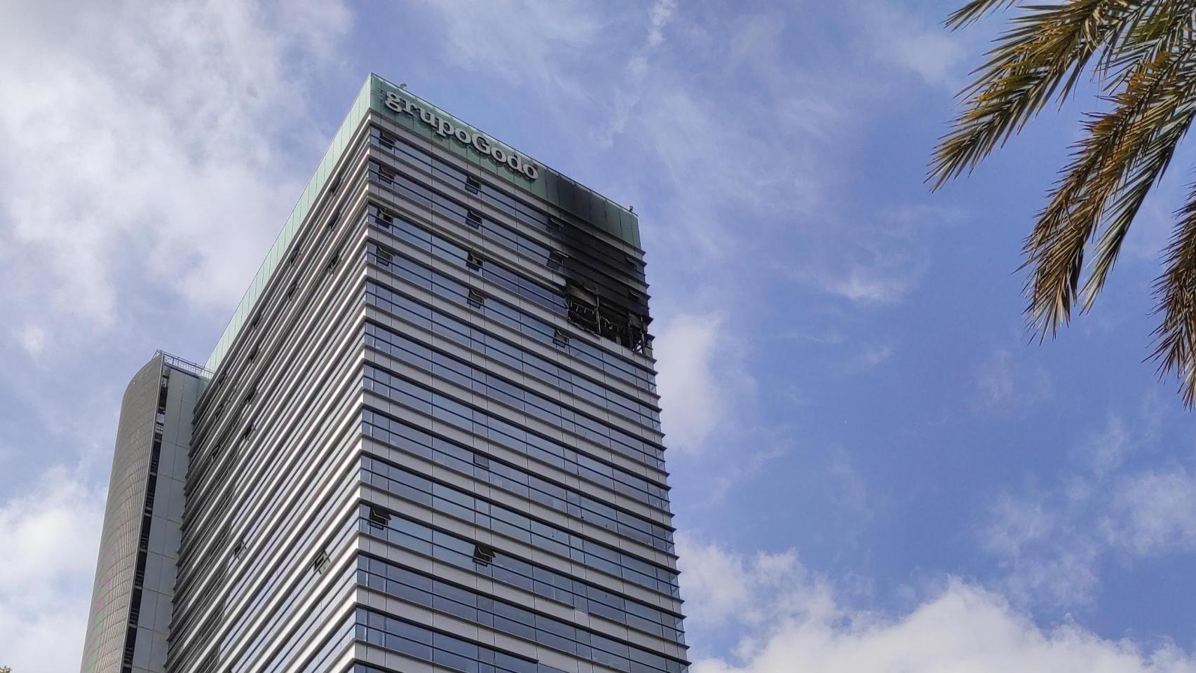 Incendio en la Torre Godó