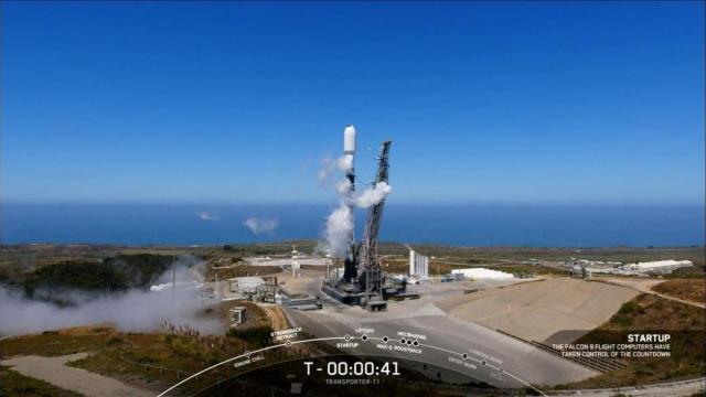 Lanzamiento del nanosatélite Phisat-2 en California (EE.UU.)