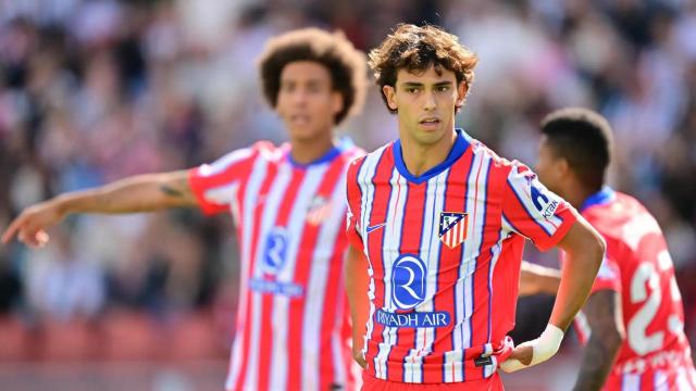 Joao Félix, durante un amistoso con el Atlético de Madrid