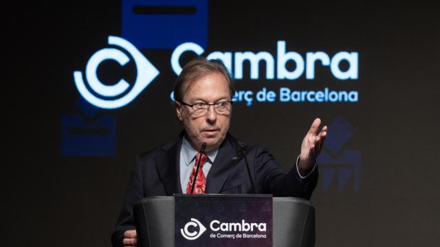 Imagen del presidente de la Cámara de Comercio de Barcelona, Josep Santacreu