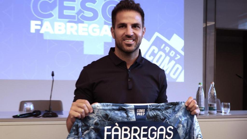 Cesc Fàbregas, presentat al Como italià
