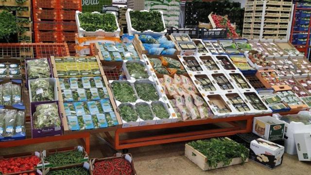 Imagen de una parada de Mercabarna