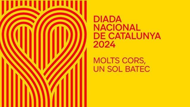 Cartel del Govern de la Generalitat para celebrar la Diada de 2024