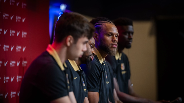 Los nuevos fichajes del Barça de basket, presentados en el Auditori 1899