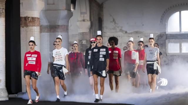 Un desfile en la 080 Barcelona Fashion