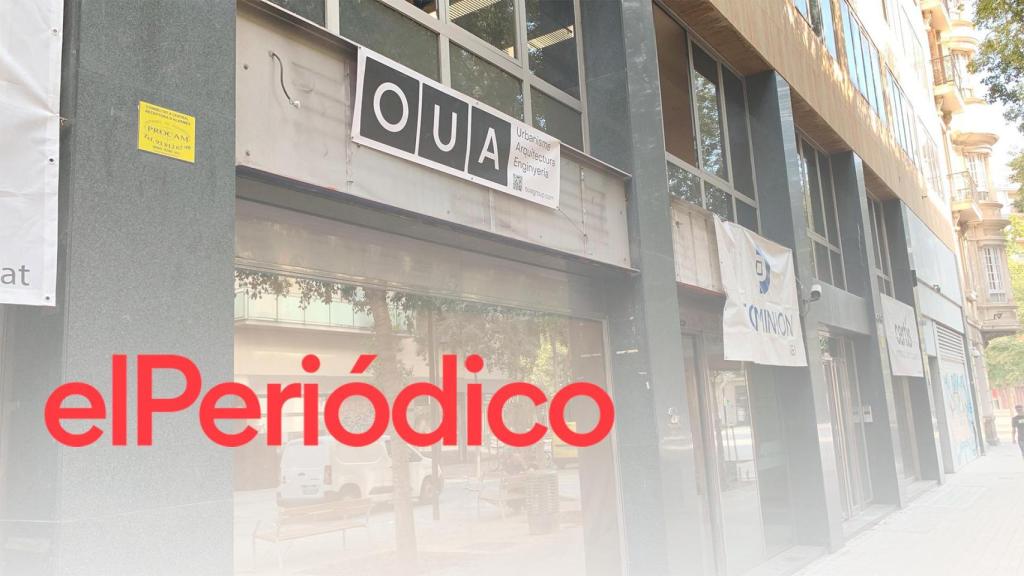 Imagen de la antigua sede de 'El Periódico' en la calle Consell de Cent de Barcelona