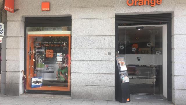 Imagen de archivo de una tienda de Orange