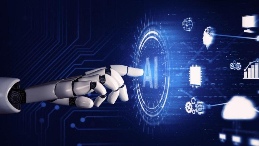 Representación virtual de la Inteligencia Artificial