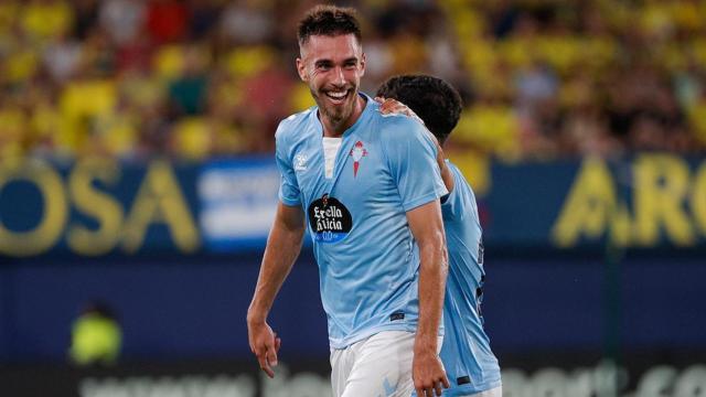 La felicidad de Óscar Mingueza tras marcar un gol con el Celta de Vigo