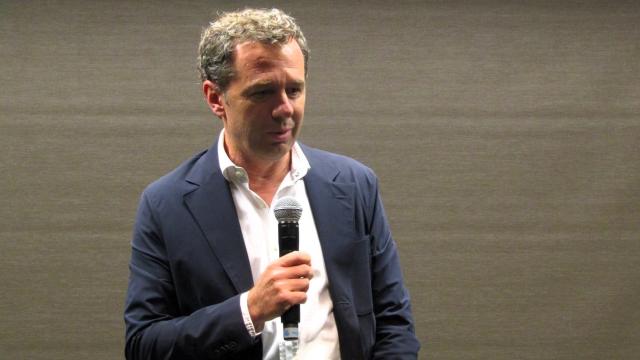 El presidente del congreso The District, Juan Velayos