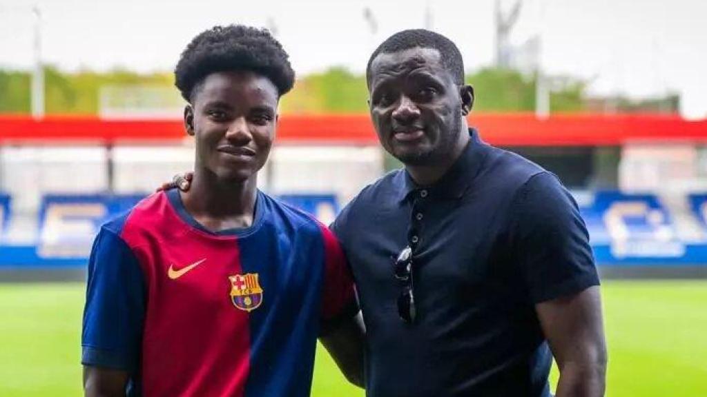 David Oduro, jugador del Barça B