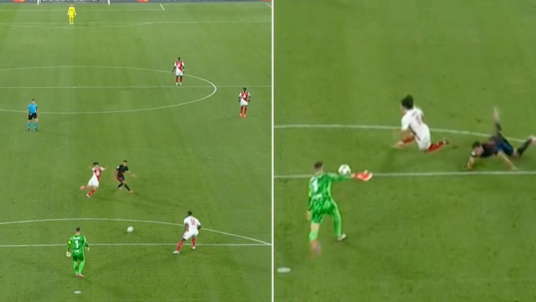 La passada errada de Ter Stegen i la falta d'Éric García a Minamino