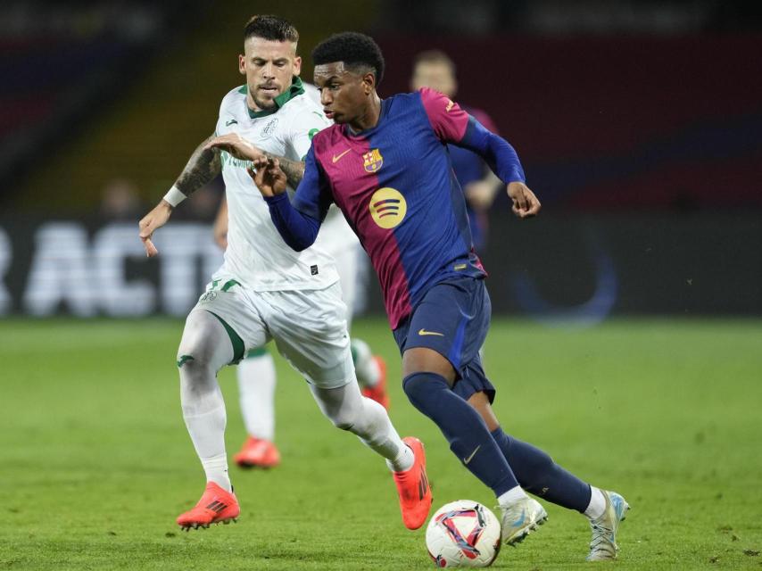 Balde, contra el Getafe