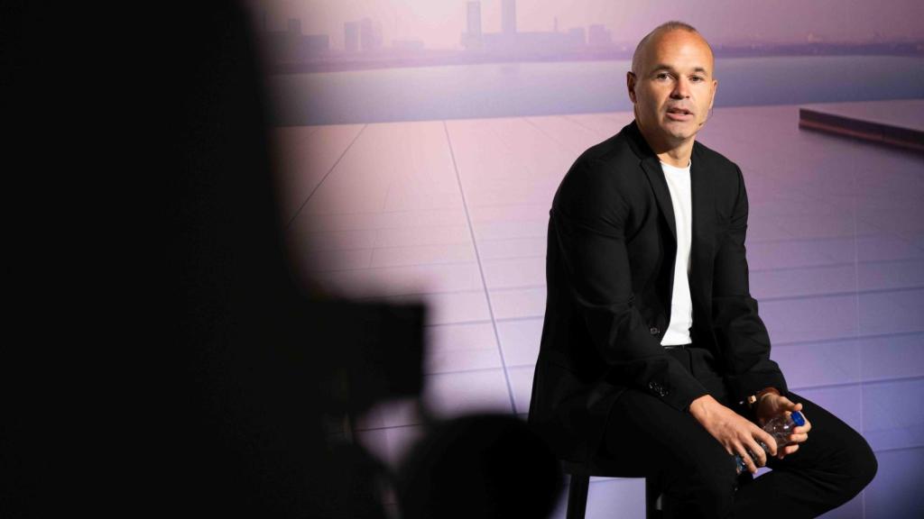 Andrés Iniesta en su despedida