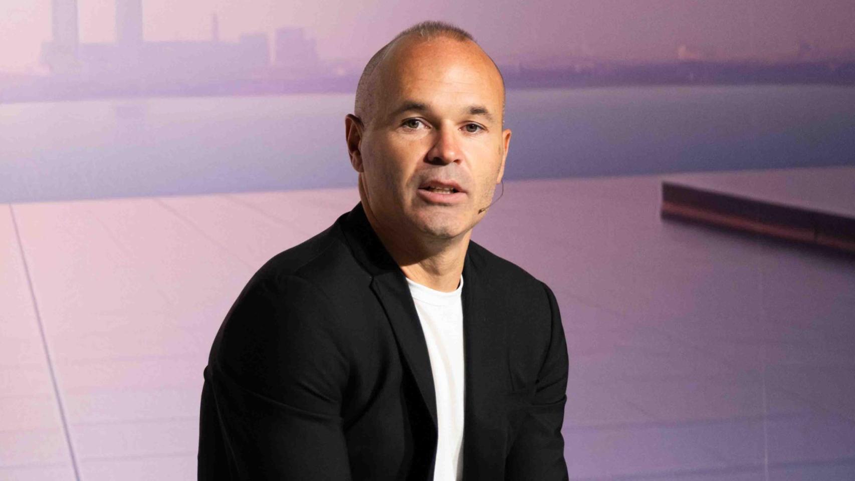 Andrés Iniesta en su despedida