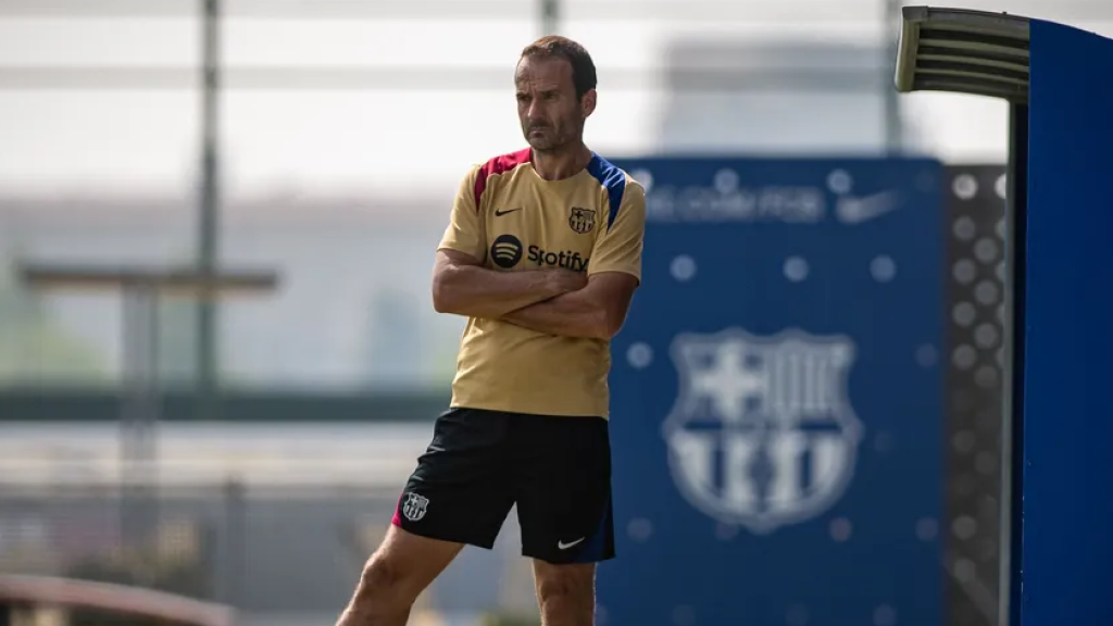 Julio Tous, jefe de la preparación física del Barça de Hansi Flick