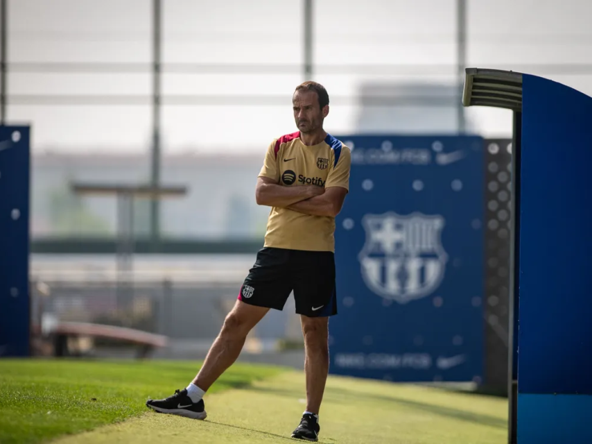 Julio Tous, jefe de la preparación física del Barça de Hansi Flick