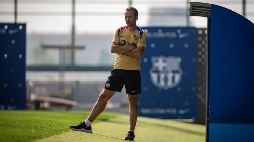 Julio Tous, jefe de la preparación física del Barça de Hansi Flick