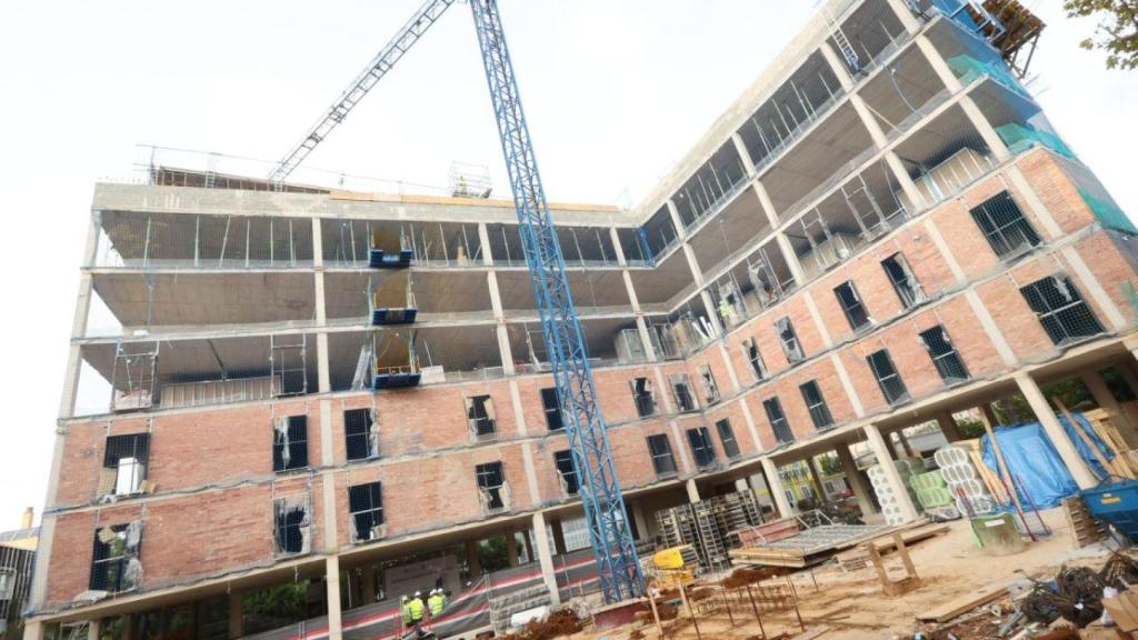 La futura residència universitària de la UB a Bellvitge