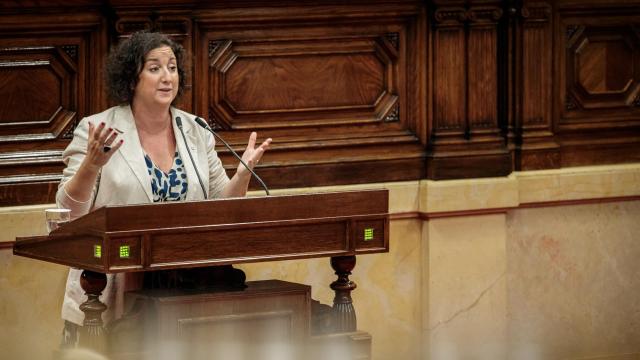 Imagen de archivo de la 'consellera' Alícia Romero en el Parlament
