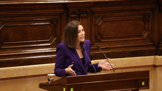 Lorena Roldán, en el Parlament
