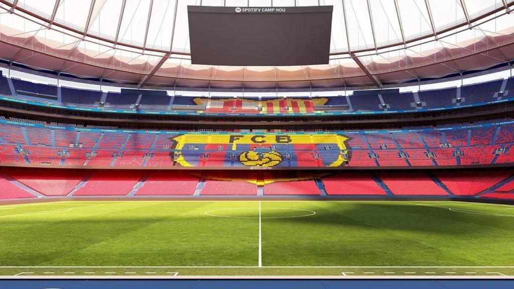 Un dels renders de les obres del nou Camp Nou